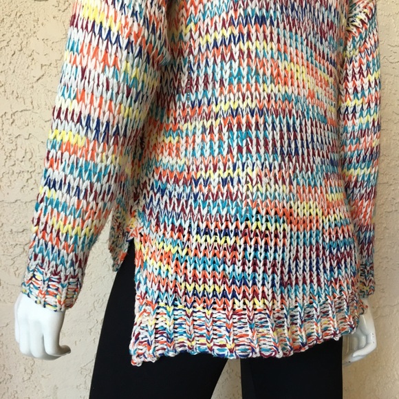 Miracle USA • multicolored knit sweater • Sz S/M - Picture 7 of 8